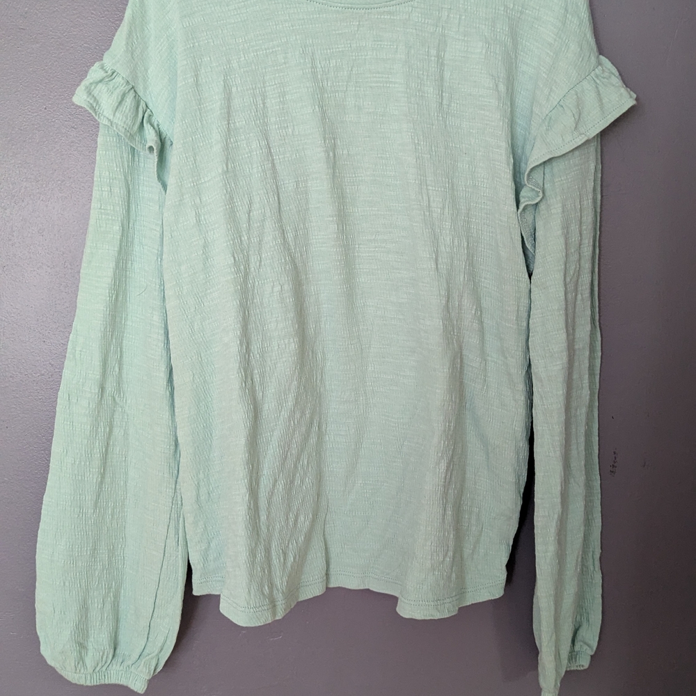 Cat & Jack Girls Soft Blue Tee